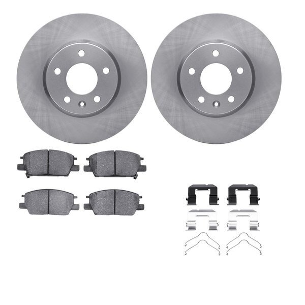 6512-45173, Rotors with 5000 Advanced Brake Pads includes Hardware, Dynamic Friction Co, Mfr#: 6512-45173